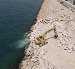 موج شکن حفاظت ساحلی عسلویه